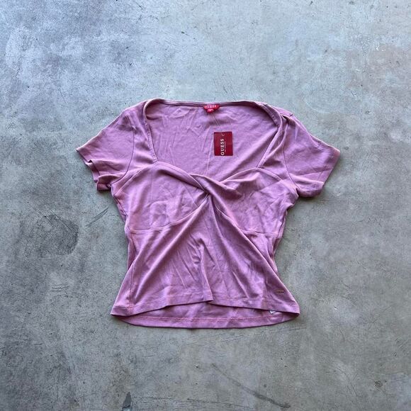 NWT Pink Guess top #y2kfashion top womens size XL - Picture 1 of 2